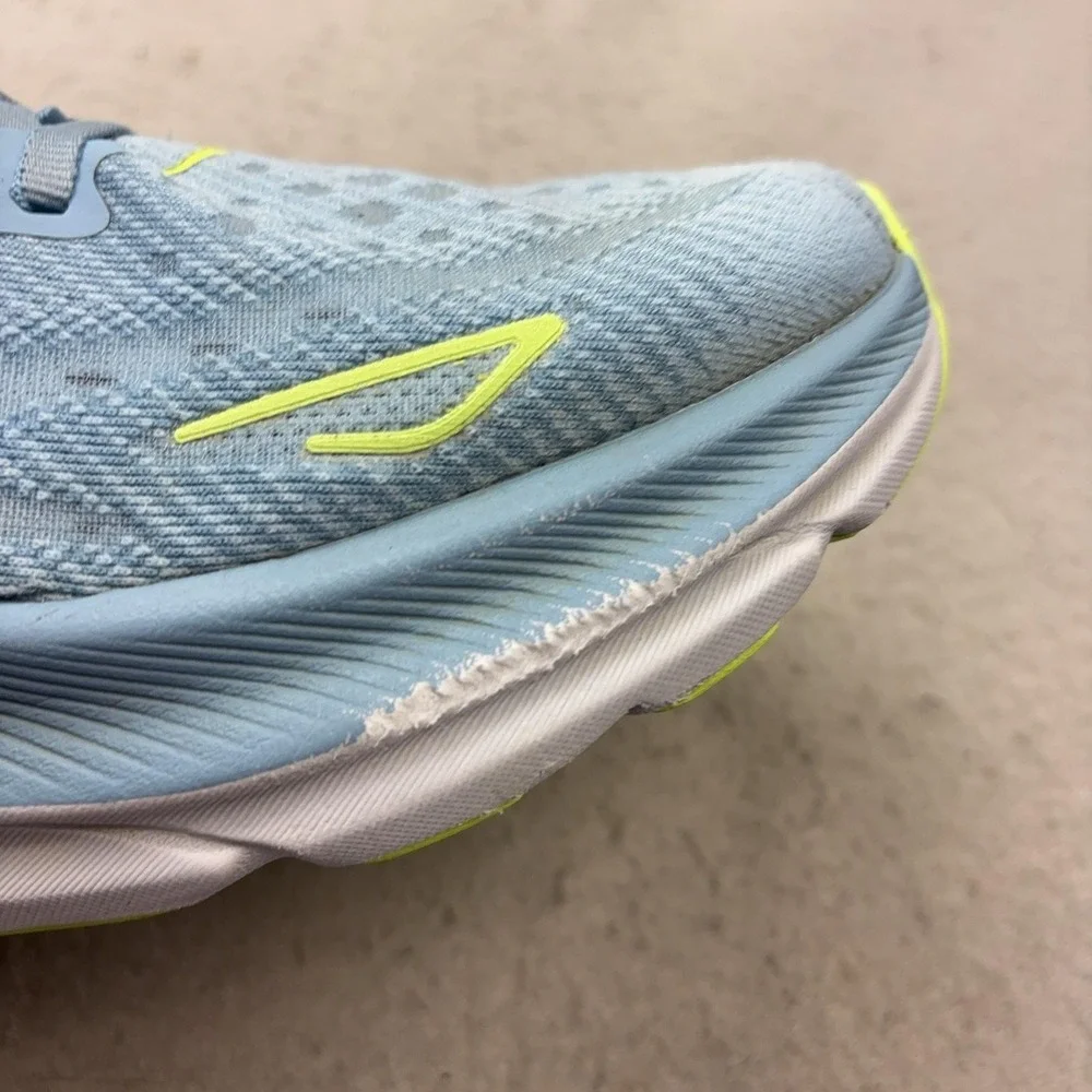 Hoka One One Clifton 9 Shoes Womens Size 11 Blue Running Sneakers Cushioned
